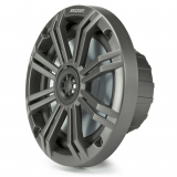 Haut-parleurs marins coaxiaux Kicker - S&eacute;rie KM44, 6 "2 voies, 300 W de cr&ecirc;te (100 W RMS), 1/2" tweeter, avec couvercles de grille interchangeables blancs et anthracite