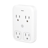 PRISE INTELLIGENTE GLOBE 4 SORTIES BLANC