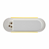 disc LENTILLE SCELL&Eacute;E OVALE  AMBRE