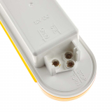 disc LENTILLE SCELL&Eacute;E OVALE  AMBRE