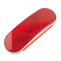 LENTILLE SCELL&Eacute;E OVALE  ROUGE