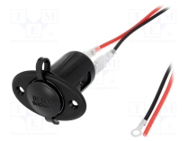 PRISE LIGHTER PLASTIQUE/CAPUCHON/FUSE