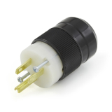 CLAMP-LOCK 125V 15A MALE CABLE PLUG - MARINCO