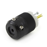 CLAMP-LOCK 125V 15A MALE CABLE PLUG - MARINCO