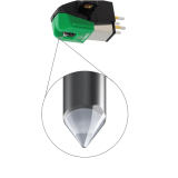 Audio-Technica VM95E dual-magnet cartridge with 0.3 &times; 0.7 mil elliptical stylus