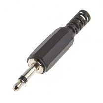 FICHE 1/8" MONO PLASTIQUE MALE