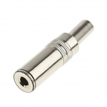 FEMELLE STEREO 3.5MM AVEC SERRE-FIL METAL