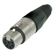 XLR7 FEMALE NEUTRIK CONNECTOR &mdash; IN-LINE