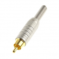 DELUXE GOLD RCA MALE PLUG