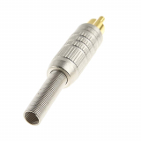 DELUXE GOLD RCA MALE PLUG