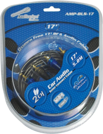 CABLE RCA DE SIGNAL D'AMPLI 17PIEDS AUDIOPIPE