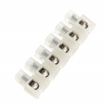 BORNIER 6 poles 20A 300V 24-12awg 8mm centre