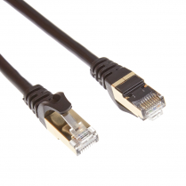 C&acirc;ble r&eacute;seau Ethernet HP Cat7 F/FTP, 600 MHz, 10 Gbit/s, RJ45, longueur 1 pied, noir