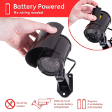 FAUSSE CAMERA AVEC SUPPORT ET LED 9V NOIR