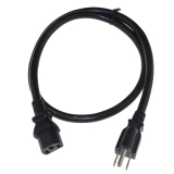 CORDE INSTRUMENT 3' NOIR 14AWG