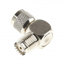 ADAPTEUR MINI UHF MALE/FEMELLE ANGLE