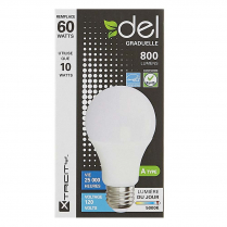 disc A19 DEL 10W 120V 5000K 800LM GRAD.