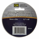 RUBAN DOUBLE COT&Eacute;S 19mm x 25M WS49