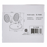 2xTETES D'&Eacute;CLAIRAGE D'URGENCE 3.6-24VDC