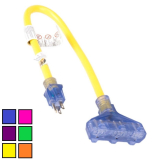 ADAPTATEUR TRI-TAP 2 PIEDS 14/3 SJTW