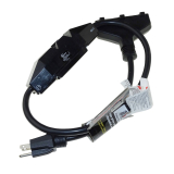 EXT 3' 3/12 20A GFCI NOIR 3 SORTIES