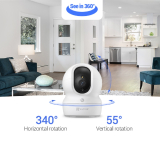 CAMERA WI-FI 360 PT INTERIEUR 3MP/2K EZVIZ