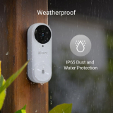 KIT SONNETTE VIDEO 2K(3MP) /CARILLON WI-FI A BATTERIE EZVIZ