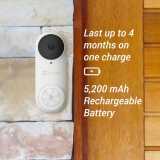 KIT SONNETTE VIDEO 2K(3MP) /CARILLON WI-FI A BATTERIE EZVIZ