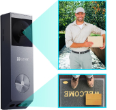 KIT SONNETTE VIDEO DOUBLE /SOLAIR WI-FI A BATTERIE EZVIZ