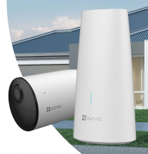 KIT 1 CAMERA A BATTERIE WIFI + BASE EZVIZ/HIKVISION