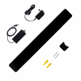 Antenne TV num&eacute;rique HD d'int&eacute;rieur amplifi&eacute;e GE