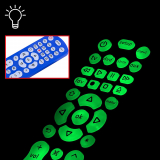 T&eacute;l&eacute;commande universelle GE r&eacute;tro&eacute;clair&eacute;e, contr&ocirc;le jusqu&rsquo;&agrave; 4 appareils. Samsung, Vizio, LG, Sony, Sharp, Roku, Apple TV, TCL, Panasonic, Smart TV, lecteurs de streaming, Blu-Ray, DVD, Bleu, 45764