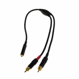 CABLE 1/8 STEREO FEMELLE VERS 2 RCA G.D 1'