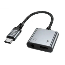 ADAPTATEUR USB-C &Agrave; 3.5 MM ET CHARGE - Hoco.