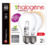 disc A19 CLAIRE HALOGENE 29W = 40W