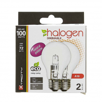 disc A19 CLAIRE HALOGENE 72W = 100W