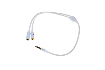 CABLE ADAPTATEUR 8" 3.5 ST M / 2X 3.5 ST F