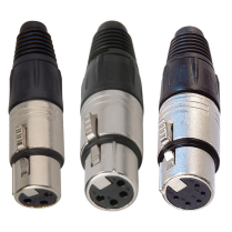 CONNECTEUR XLR FEMELLE NEUTRIK &mdash; IN-LINE (3 &Agrave; 7 BROCHES)