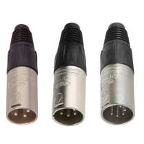 CONNECTEUR XLR M&Acirc;LE NEUTRIK &mdash; IN-LINE (3 &Agrave; 7 BROCHES)