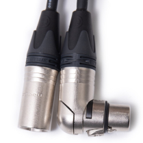 RIGHT ANGLE XLR MICROPHONE CABLE - MULTIPLES LENGTHS - DIGIFLEX