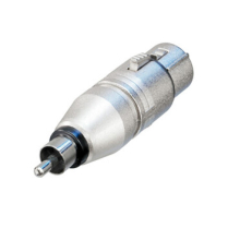 ADAPTATEUR XLR FEMELLE &Agrave; RCA M&Acirc;LE - NEUTRIK