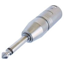 ADAPTATEUR XLR M&Acirc;LE &Agrave; 1/4 MONO - NEUTRIK