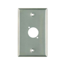 PLAQUE MURALE ACIER 1 TROU - NEUTRIK