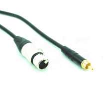 XLR F TO RCA CABLE - VARIOUS LENGTHS - DIGIFLEX