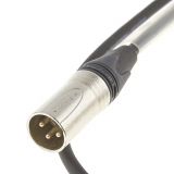 XLRM CABLE WITH 1/4" MALE STEREO (TRS) NXMS PLUG &mdash; VARIOUS LENGTHS