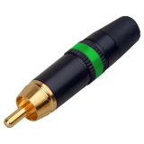 NEUTRIK GROUP (REAN) FICHE RCA M&Acirc;LE PLAQU&Eacute;E OR MULTICOLORE