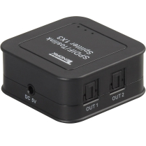 REPARTITEUR OPTIQUE/TOSLINK 1 ENTREE 3 SORTIES