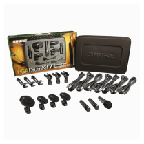 ENSEMBLE MICROPHONES BATTERIE SHURE 7 PI&Egrave;CES