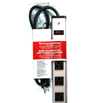 BARRE D'ALIMENTATION 12 PRISES 300J 3PI