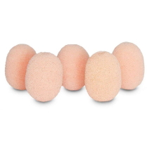 BONNETTE MOUSSE RYCOTE POUR MICRO LAVALIER (BEIGE, 5 UNIT&Eacute;S)